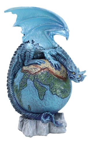Statuina drago blu - drago,