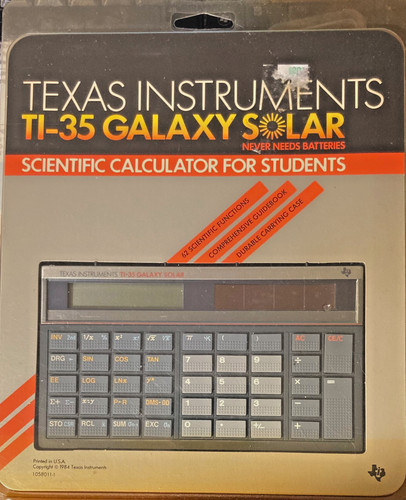 Texas instruments galaxy - ti-35,