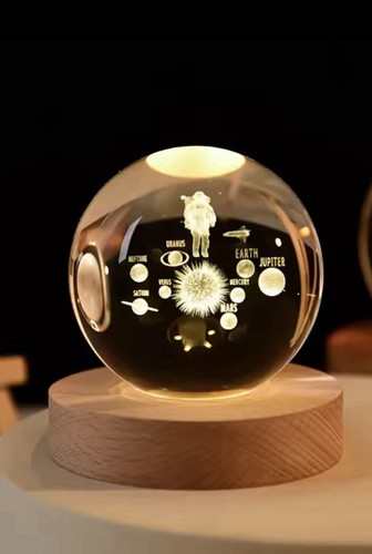 Sfera vetro cristallo 3d - di,