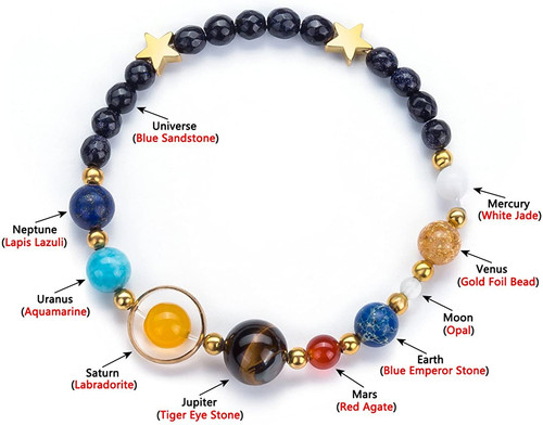 Bracciale sistema solare - bracciale,
