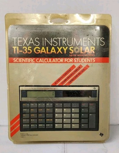 Calcolatrice solare texas - calcolatrice,