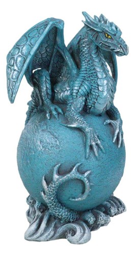 Statuina drago blu - blu, guardiano