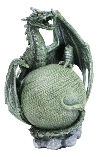 Statuina drago scorpione verde - statuina,